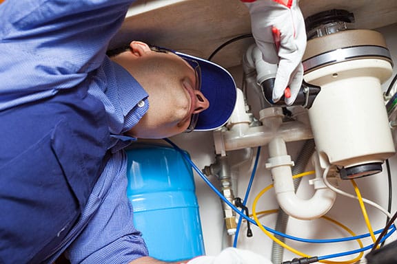 garbage disposal installation