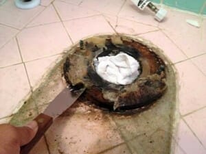 murrieta plumberclean old wax ring